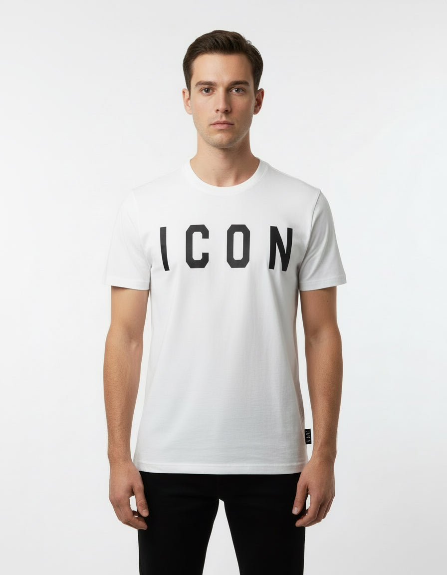 Maglietta Icon Dsquared2 Bianca Maglia Dsquared Icon Bianca T