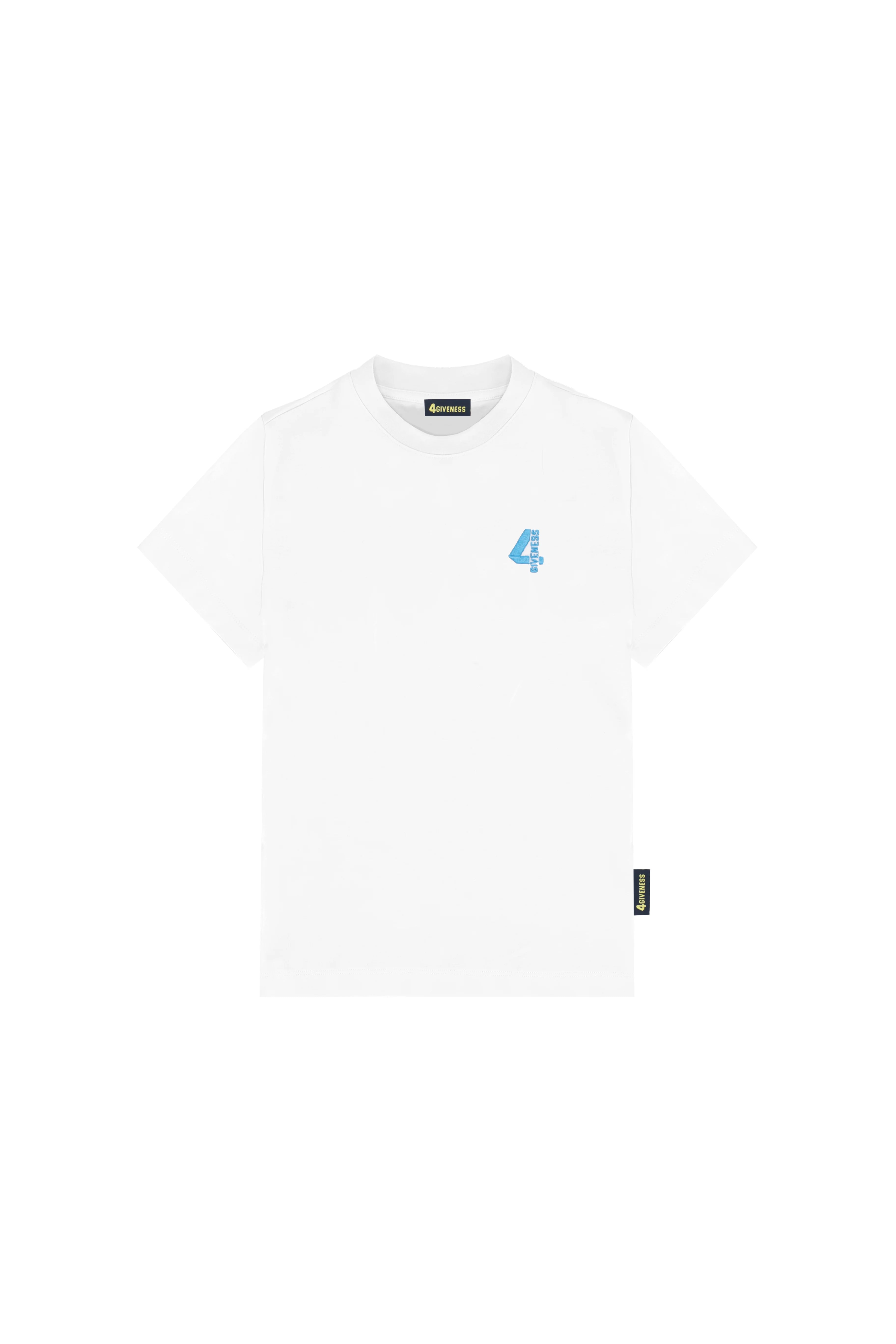 4GIVENESS - T-shirt  con logo blu bambino
