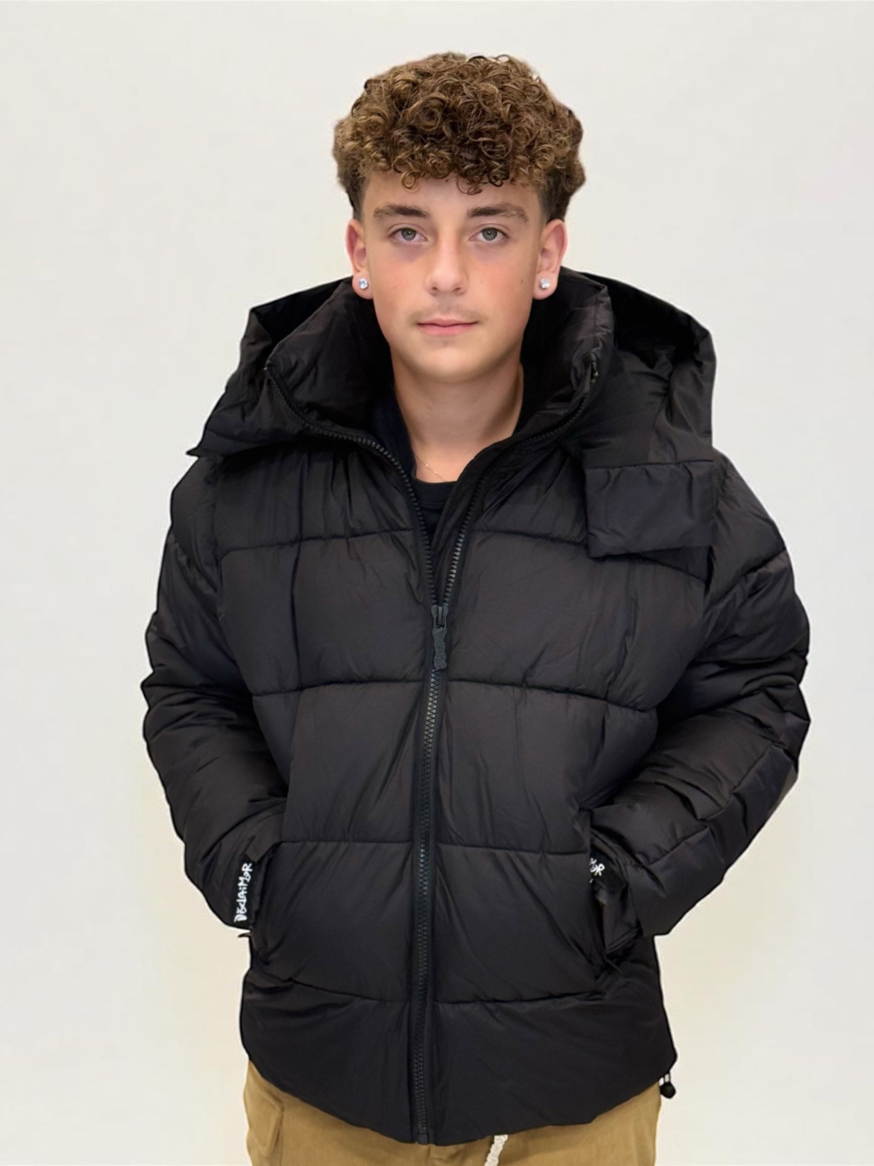 DISCLAIMER - Giubbotto con logo sul retro uomo