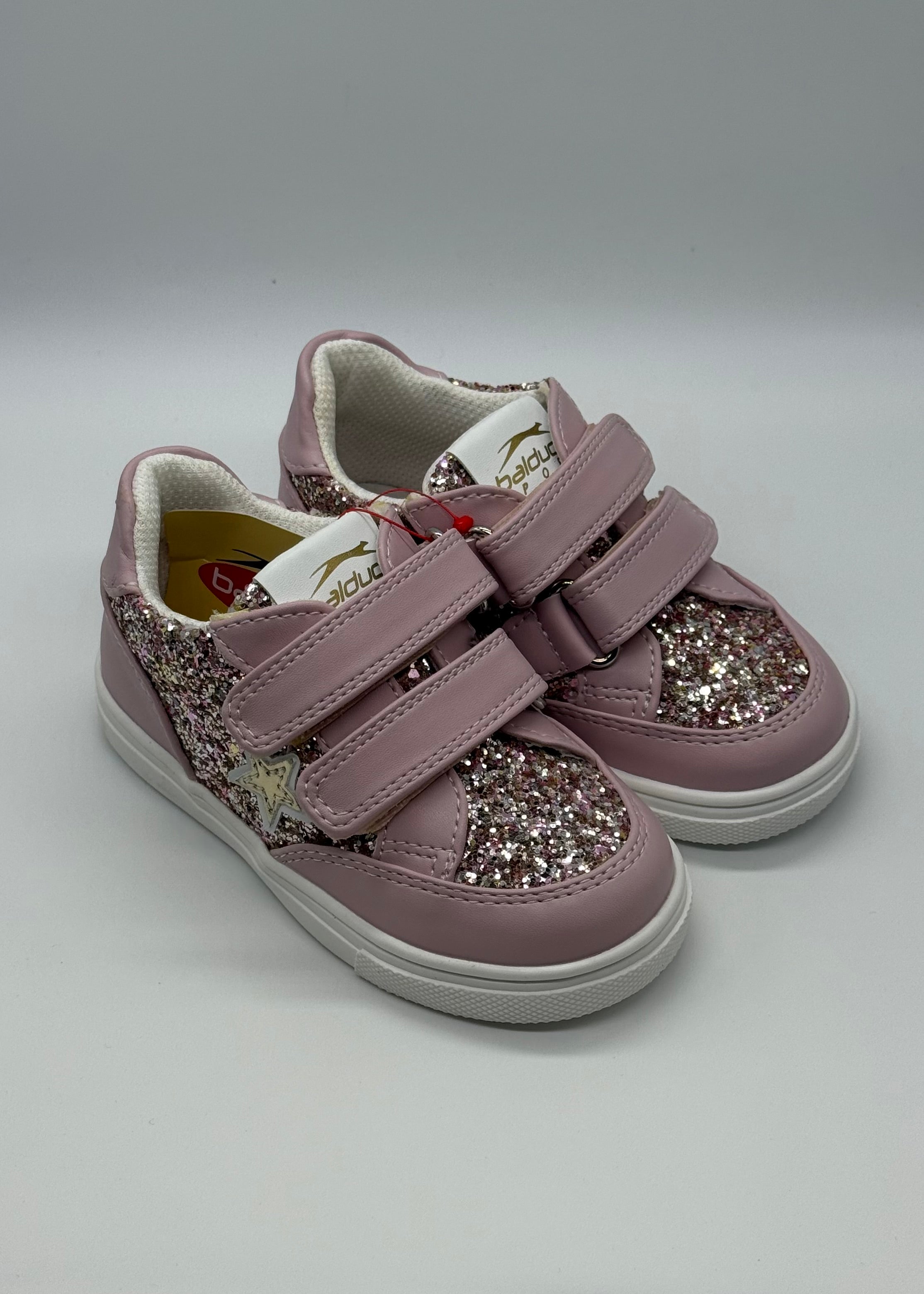 BALDUCCI SPORT - Sneakers rosa con glitter bambina