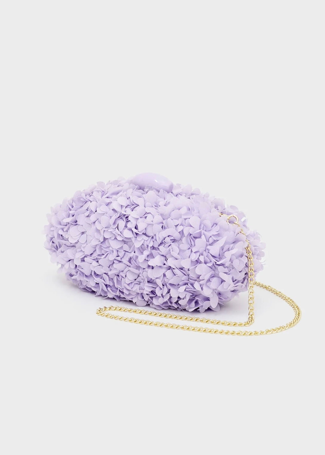 NALI - Clutch CLOUD in tessuto petalo 3D