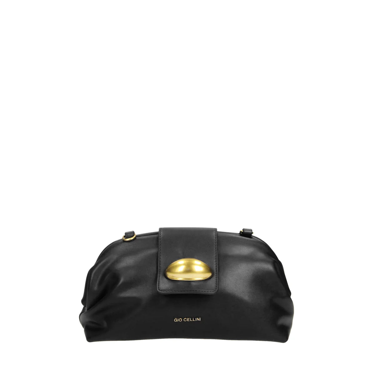 GIO CELLINI - Clutch con finiture dorate