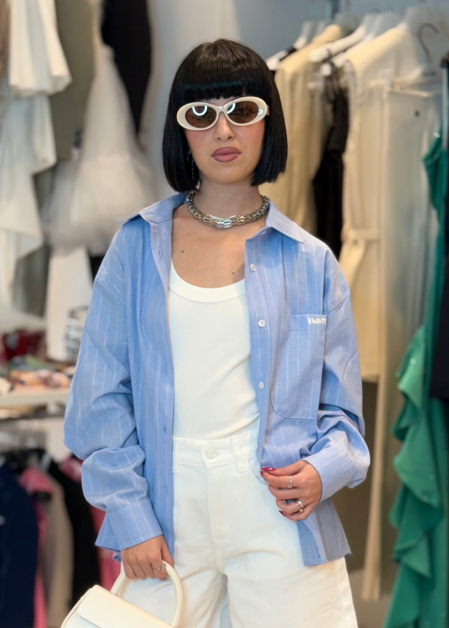 GL FOR HER - Canotta a costine donna