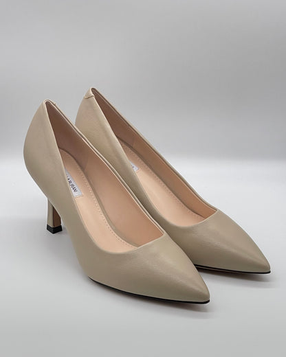 MARIELLA BURANI -  Decollete beige in pelle