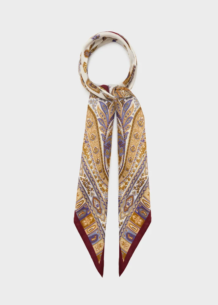 NALI - Foulard triangolo mixed pattern