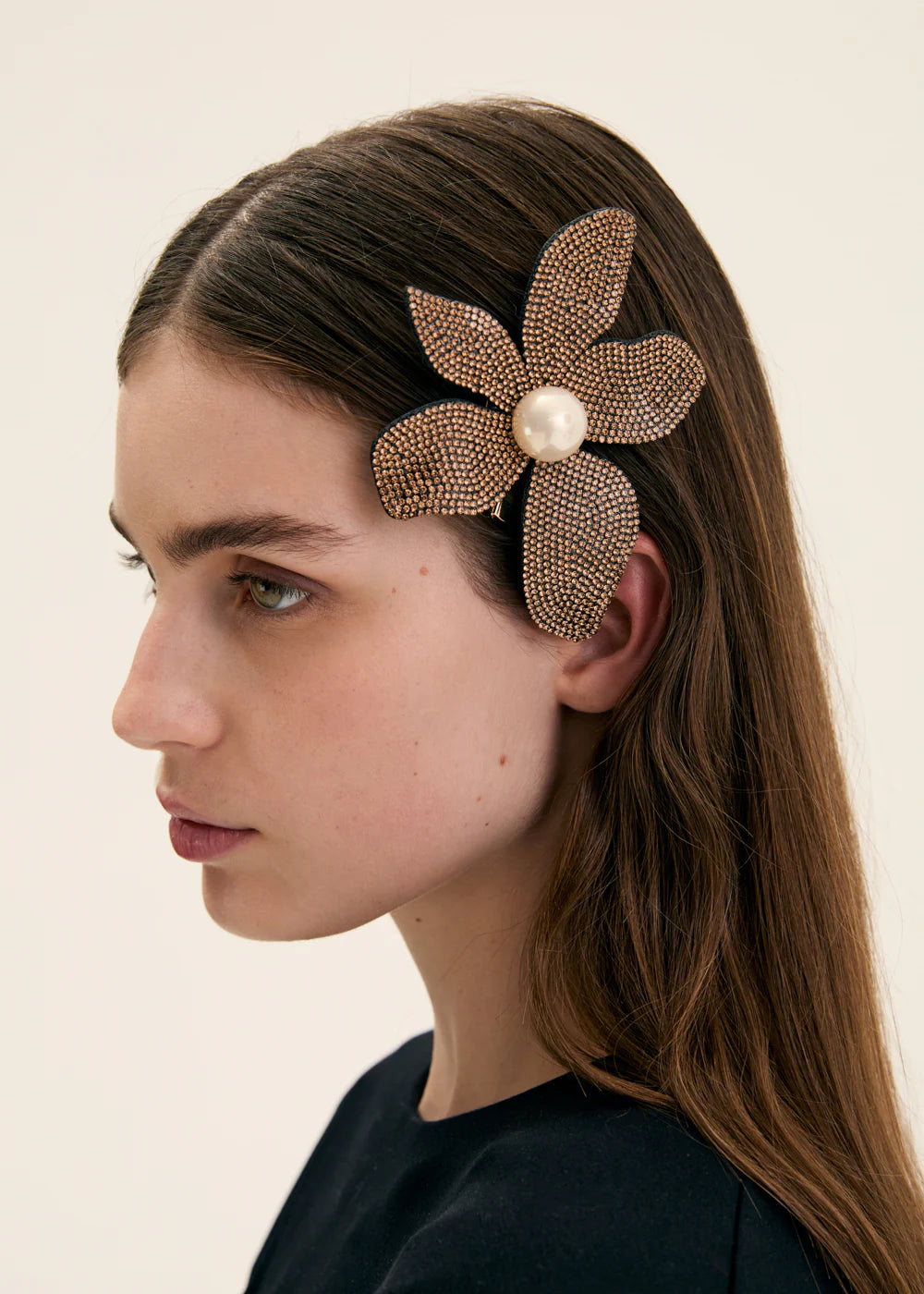 NALI - Spilla BLOSSOM con perla e strass donna