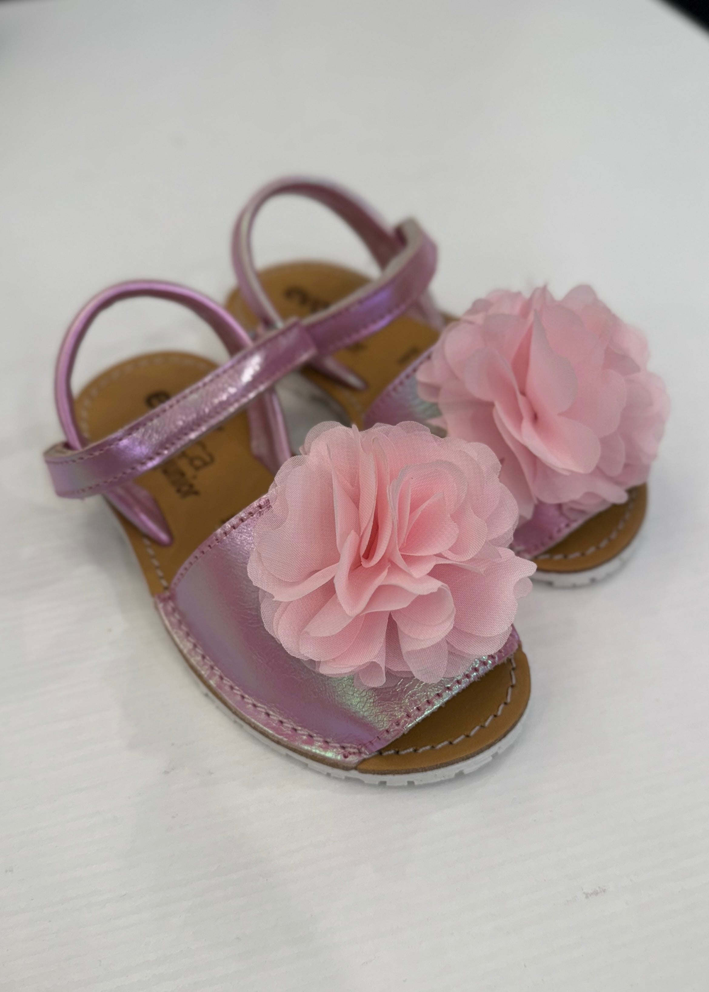 EVOCA - Minorchina rosa con fiore bambina