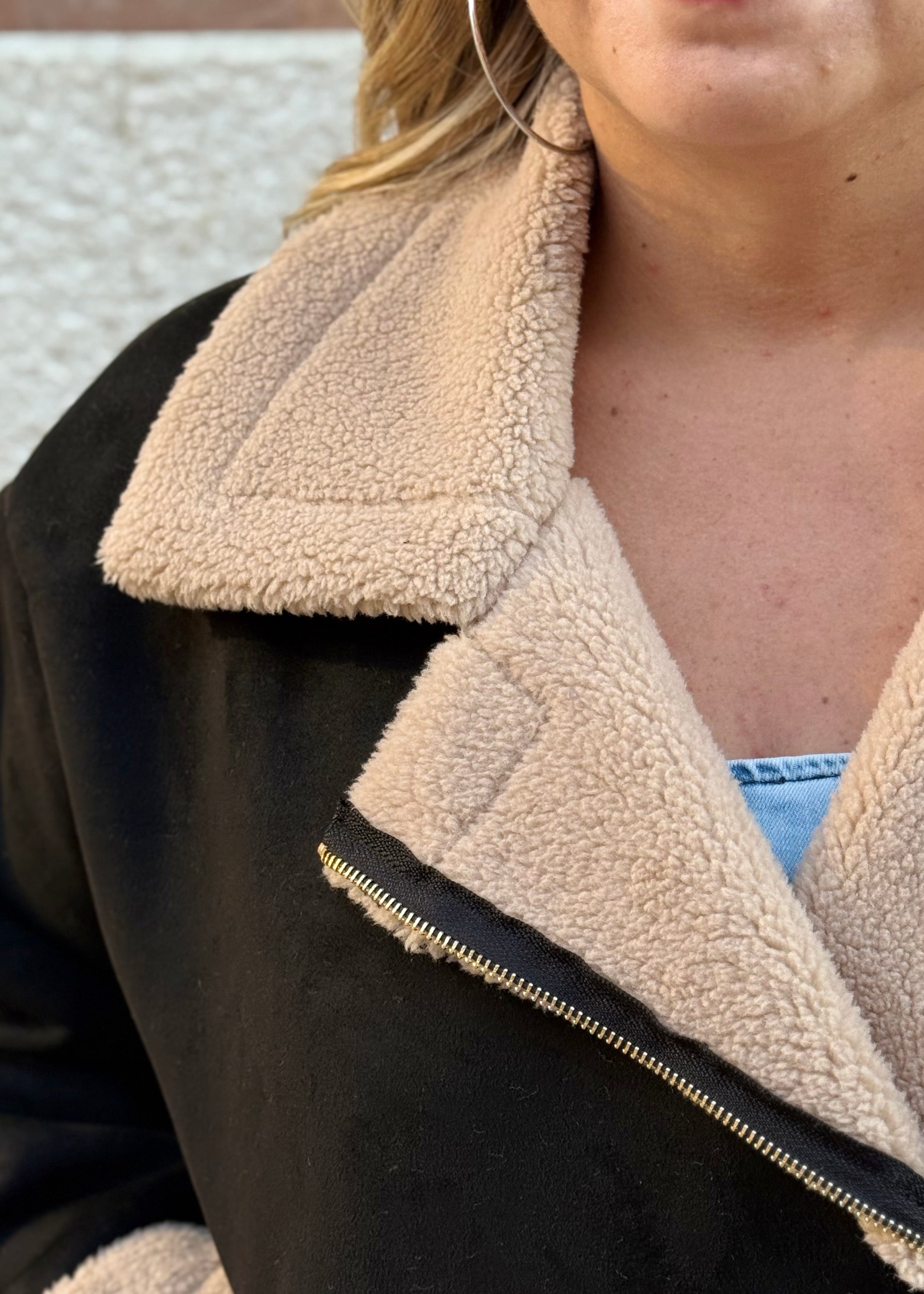 JE-NE - Giacca montone corto donna