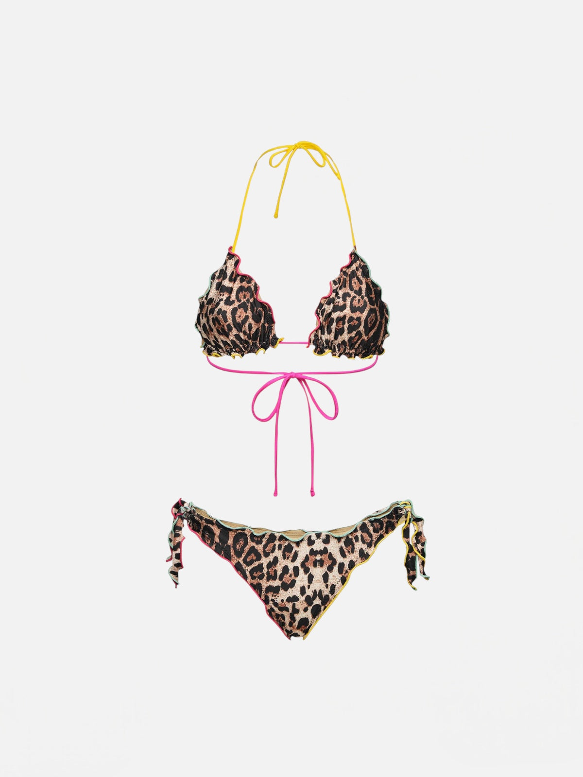 F**K - Bikini triangolo con slip regolabile LEO donna