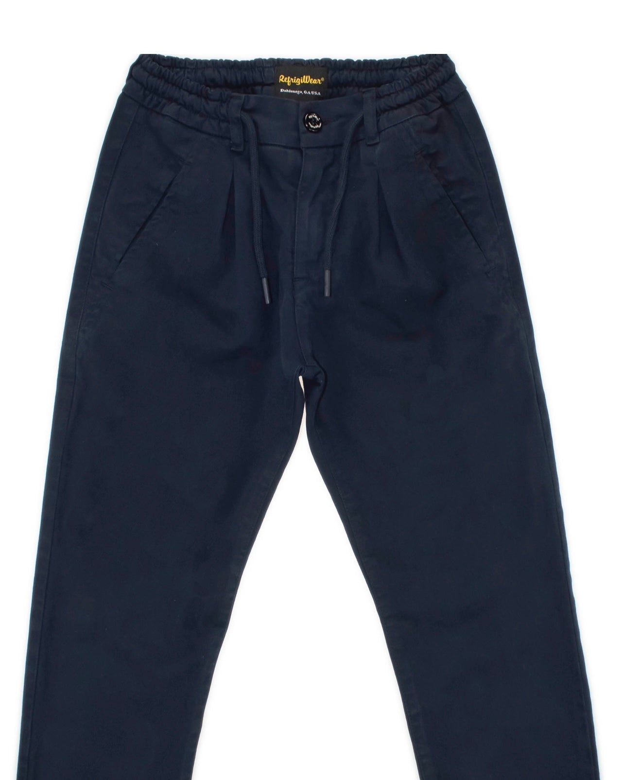 REFRIGIWEAR - Pantalone blu con laccio