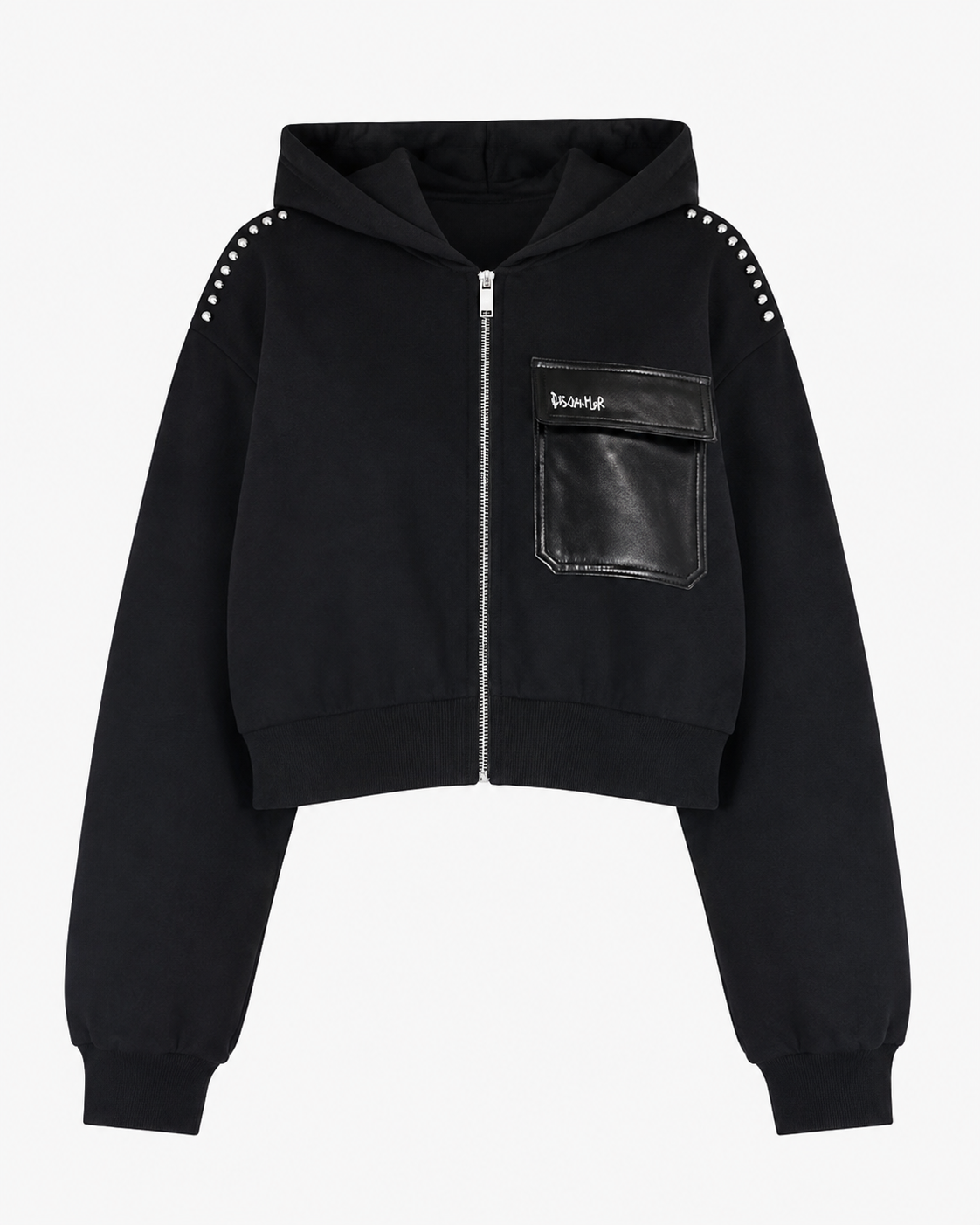 DISCLAIMER - Felpa con zip e cappuccio bambina