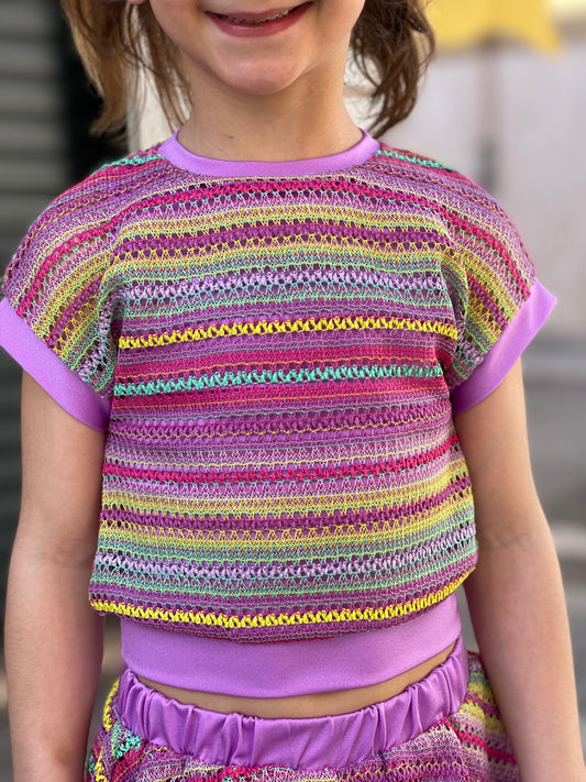 FUN FUN - Maglia multicolor bambina