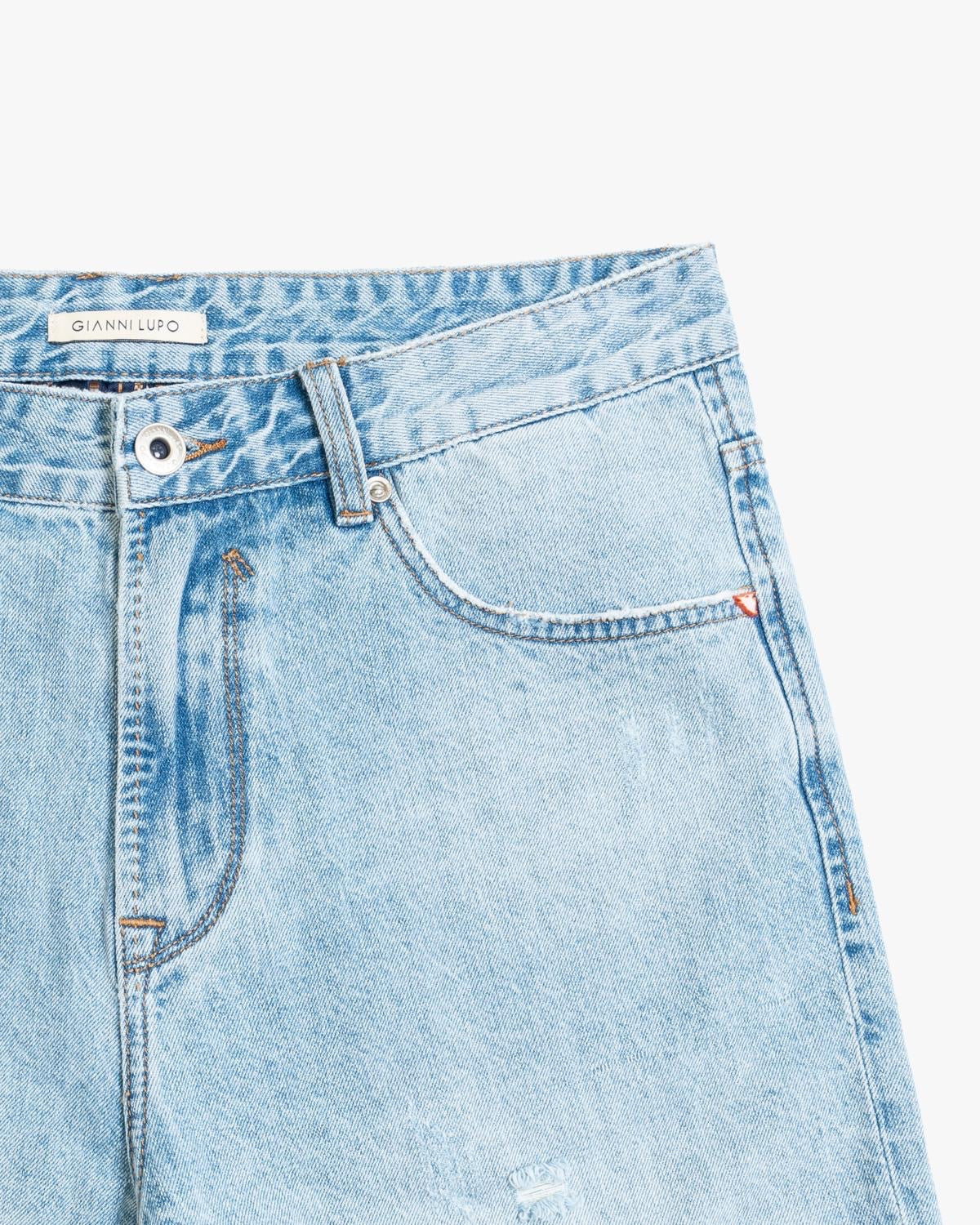 GIANNI LUPO - Bermuda in jeans uomo