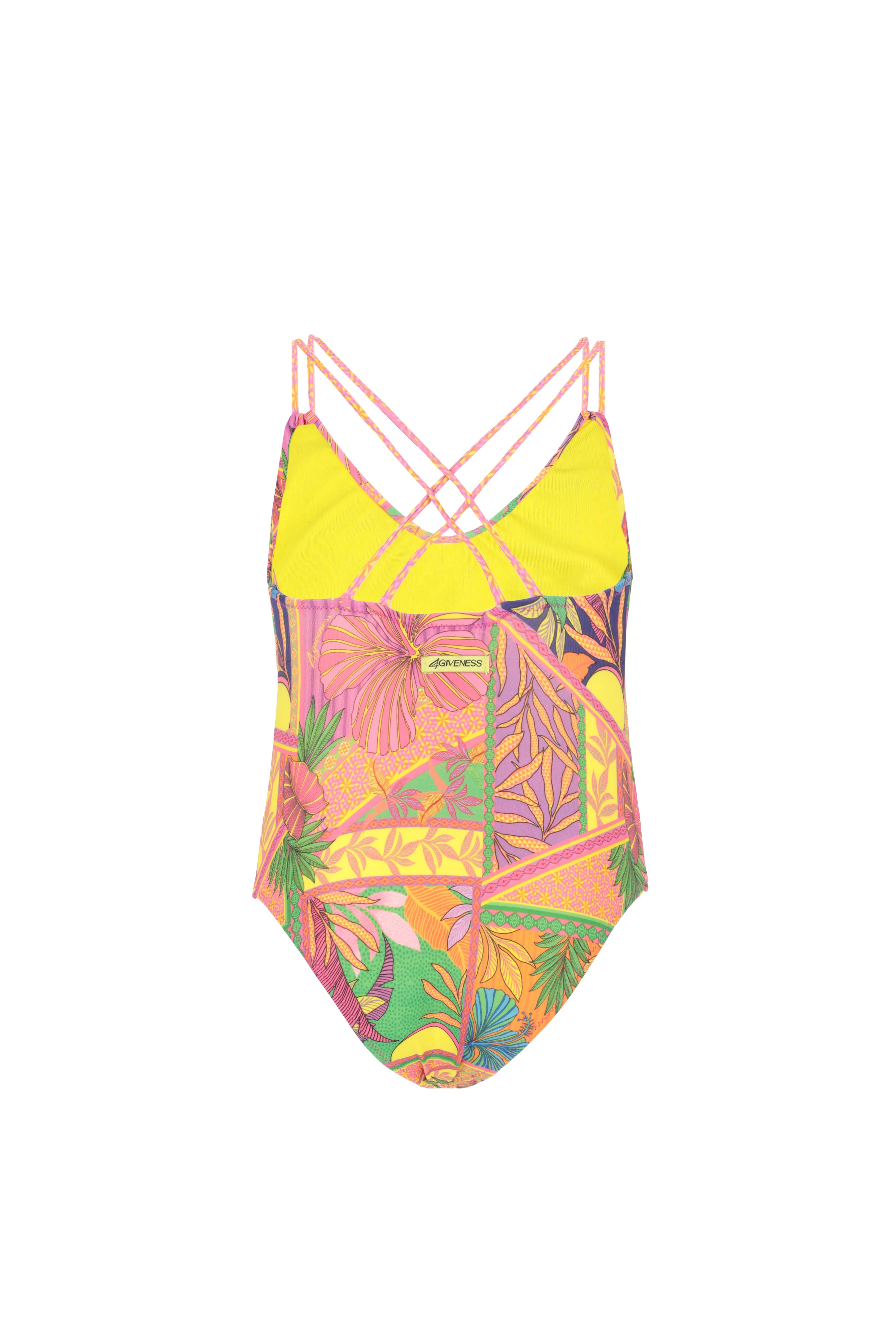 4GIVENESS - Monokini POP FOULARD bambina