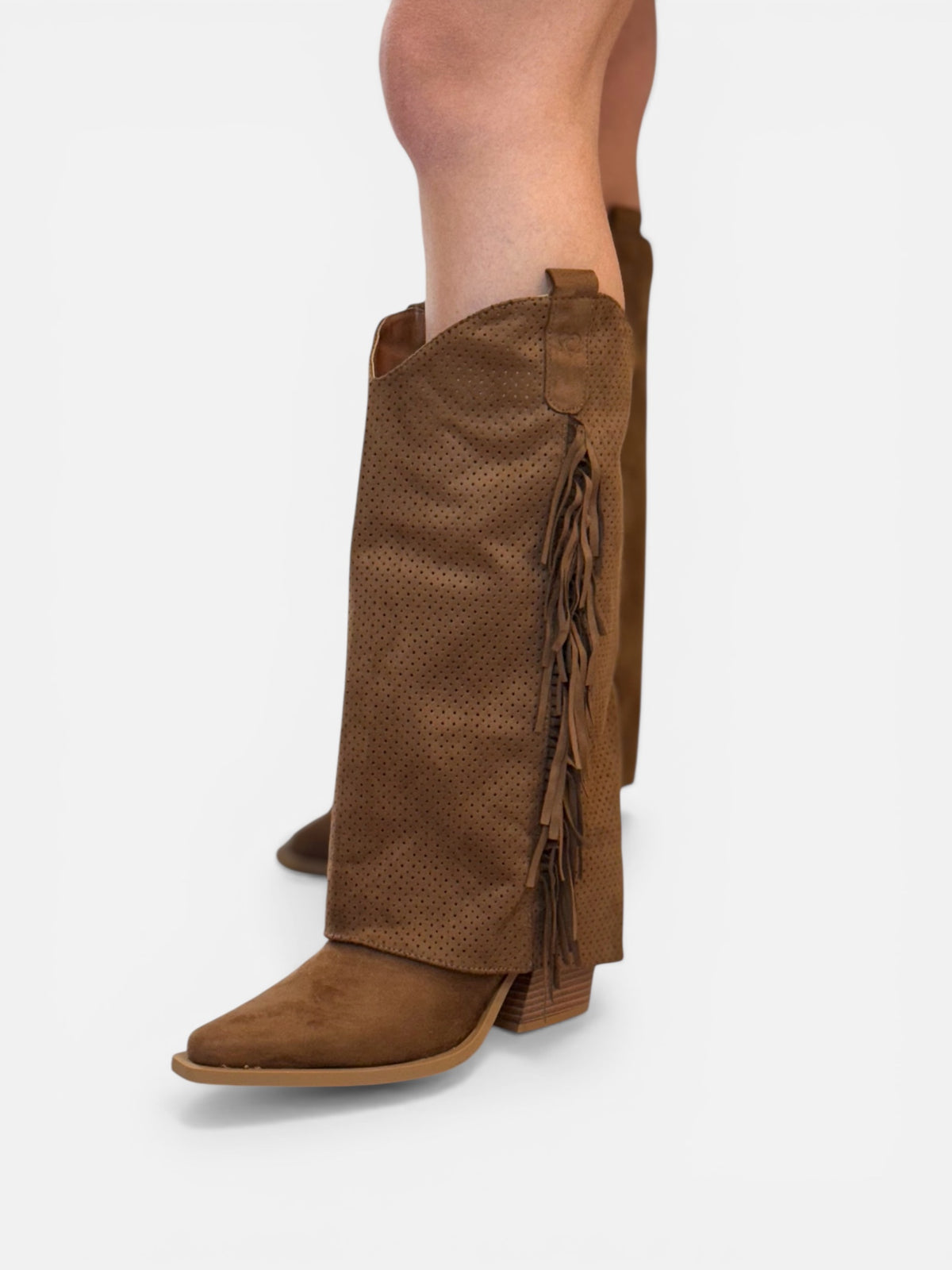 CRICHIC - Stivale texano con frange donna
