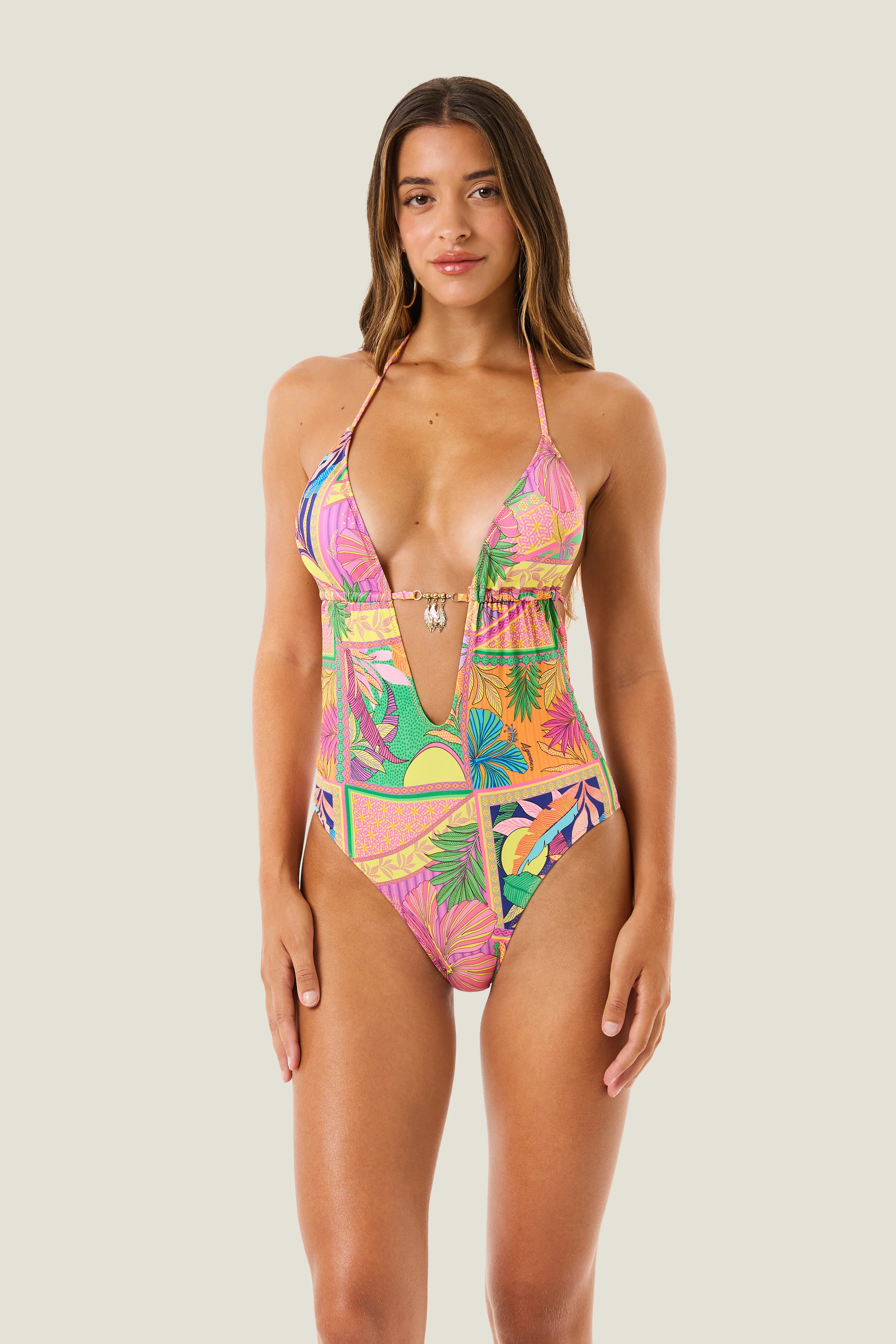 4GIVENESS - Monokini POP FOULARD donna