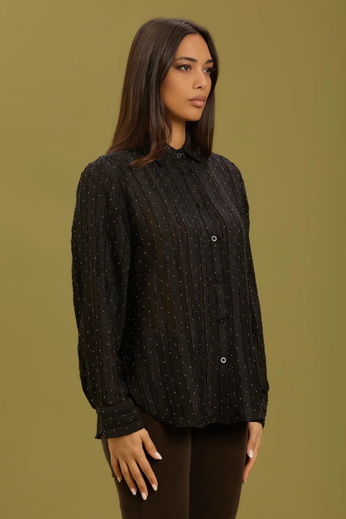 TAKE TWO - Camicia con strass donna