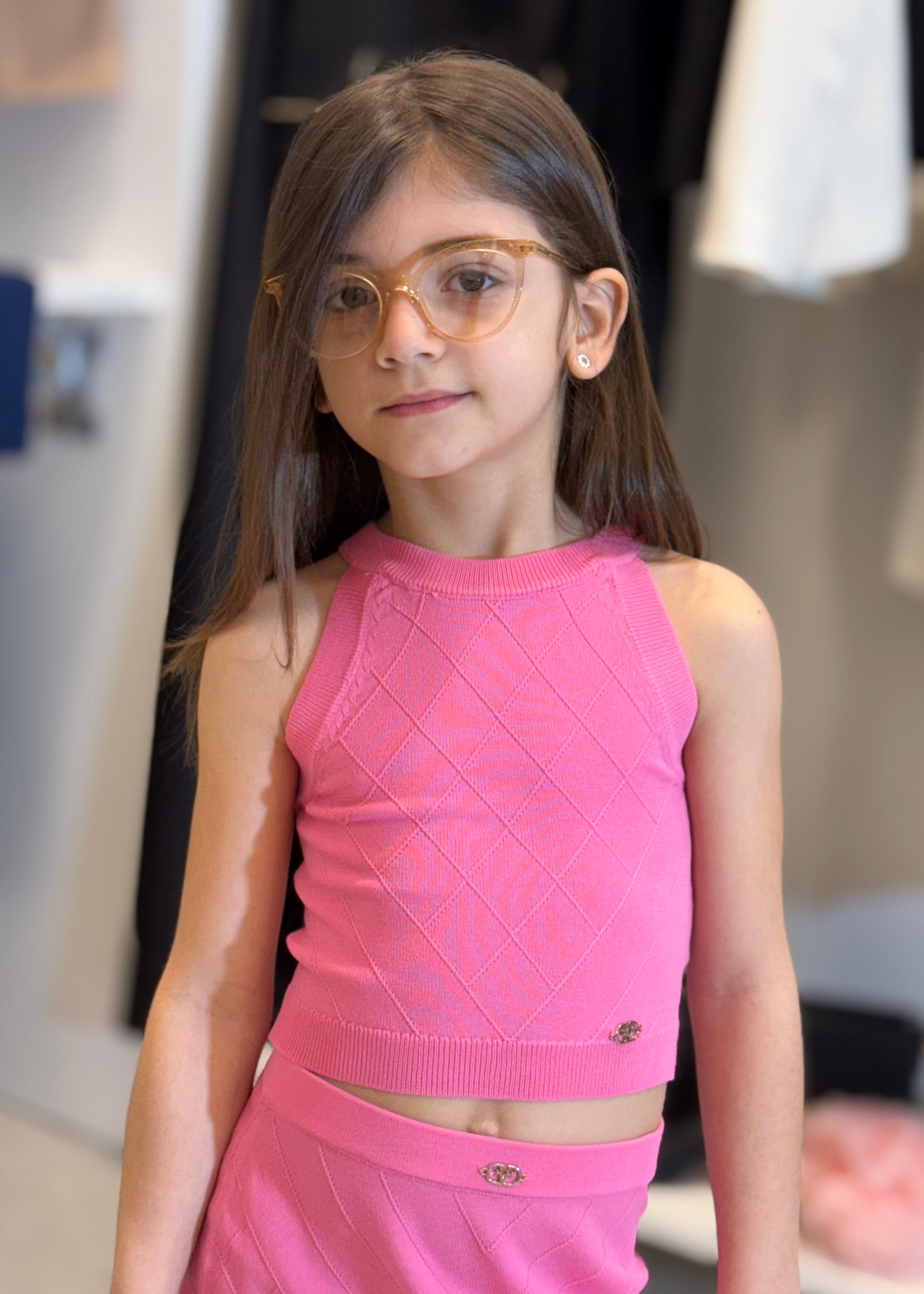 FUN FUN - Top fucsia bambina