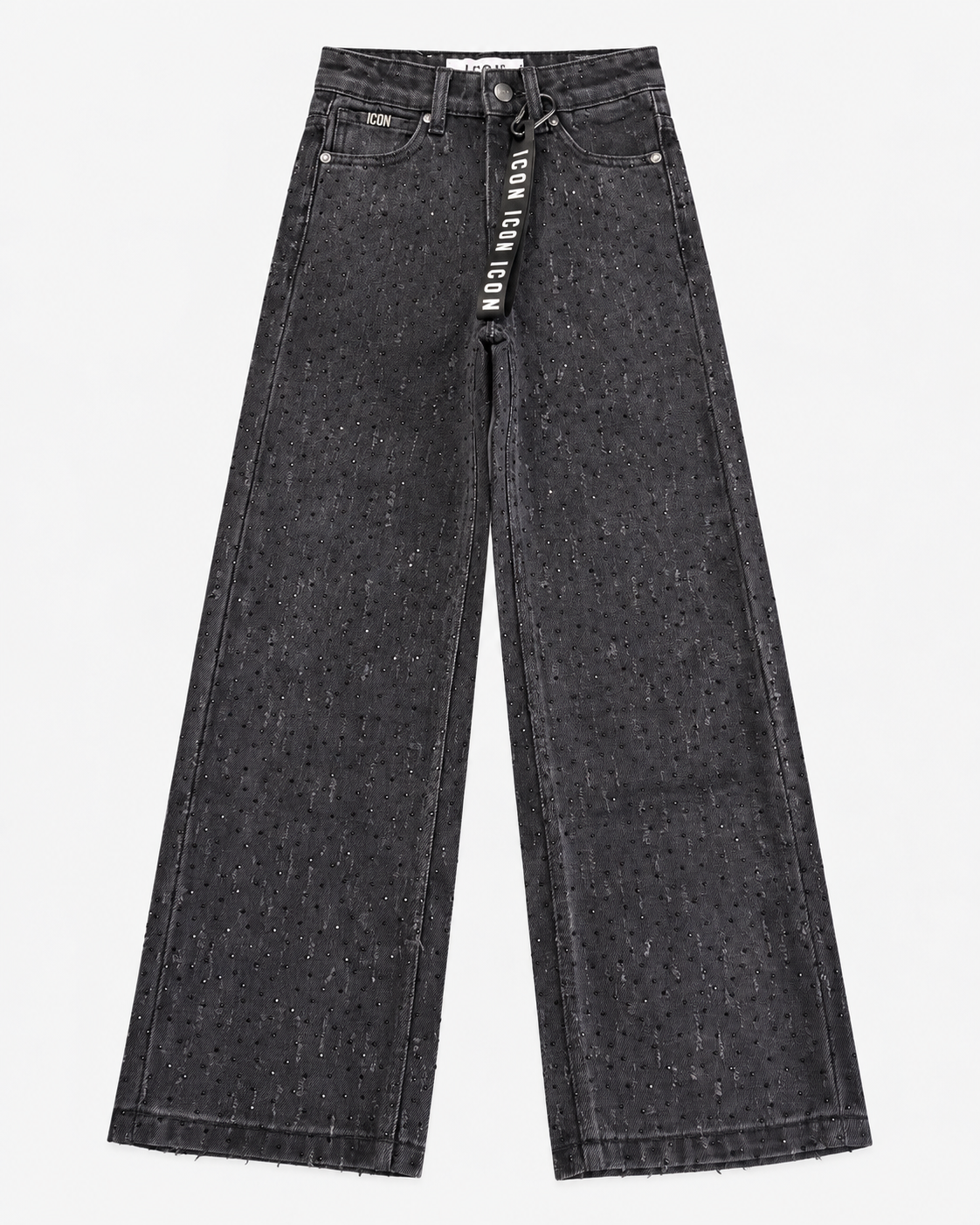 ICON - Jeans con strass bambina