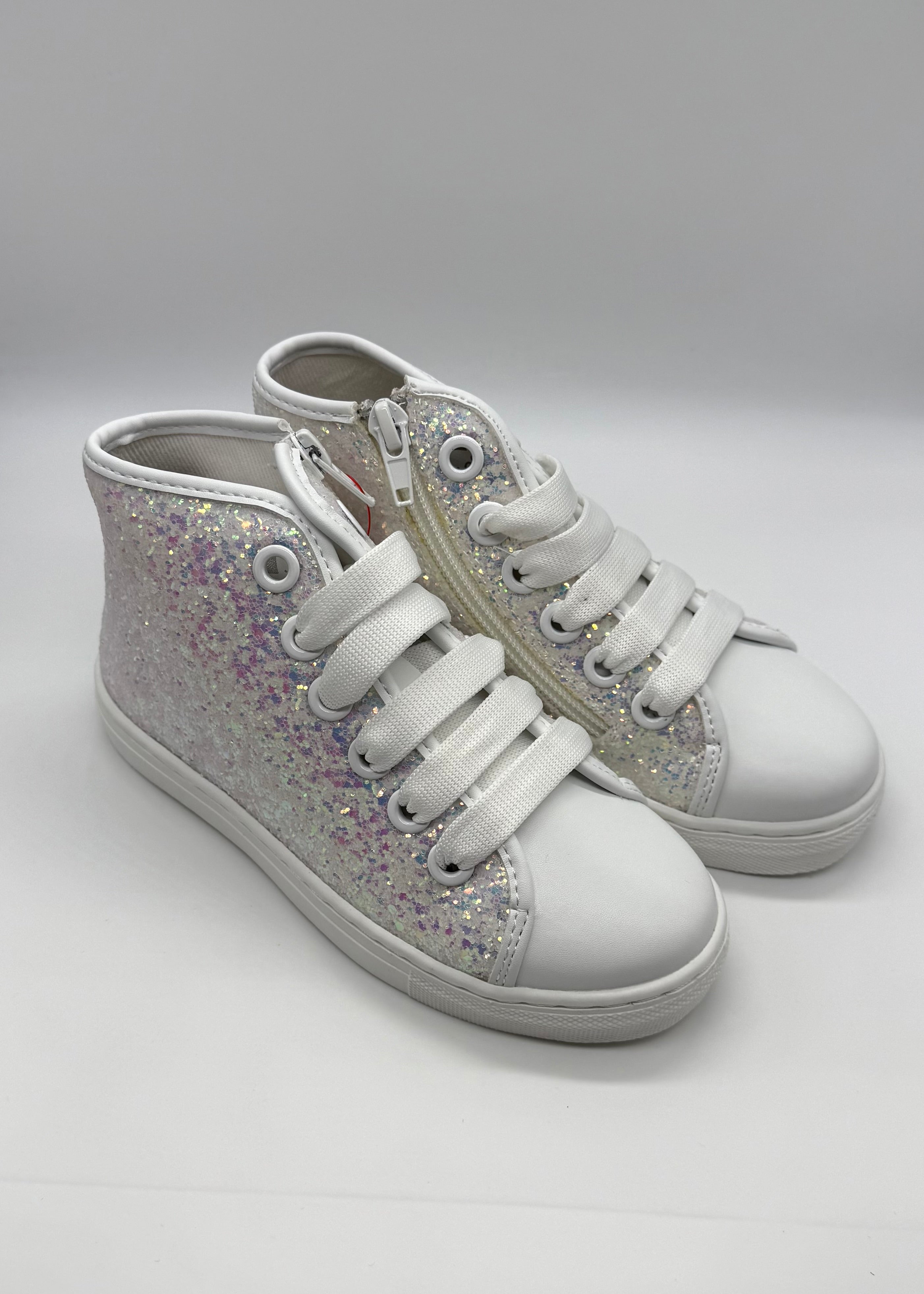 LAURA BIAGIOTTI LOVE - Sneakers interamente brillantinata con logo