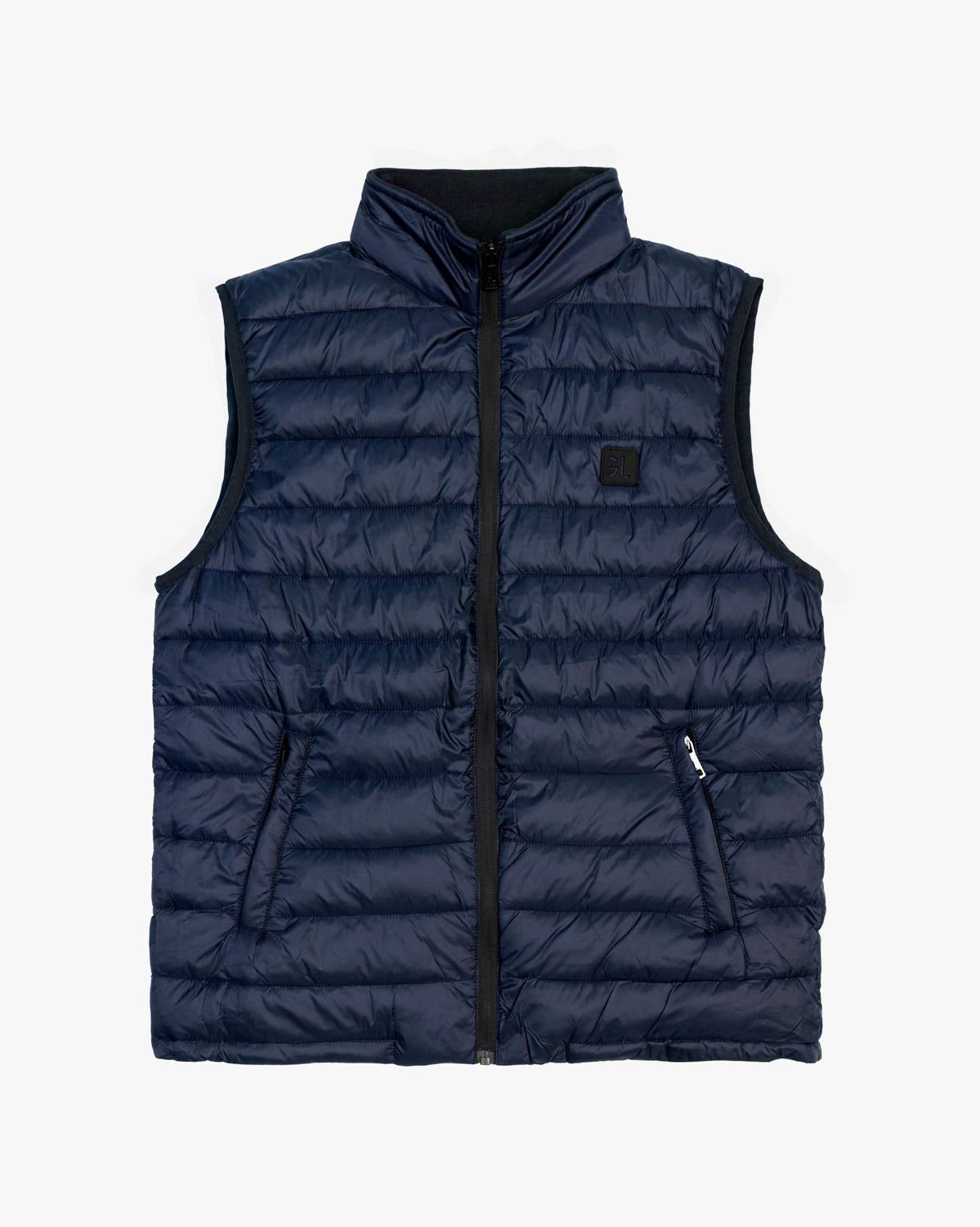 GIANNI LUPO - Giubbotto smanicato blu uomo