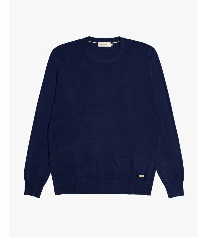 GIANNI LUPO - Maglia blu girocollo uomo