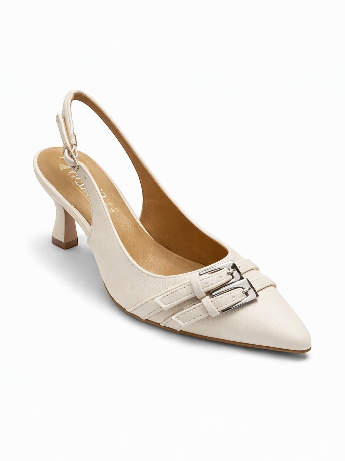 CRICHIC - Tacco bianco a punta donna