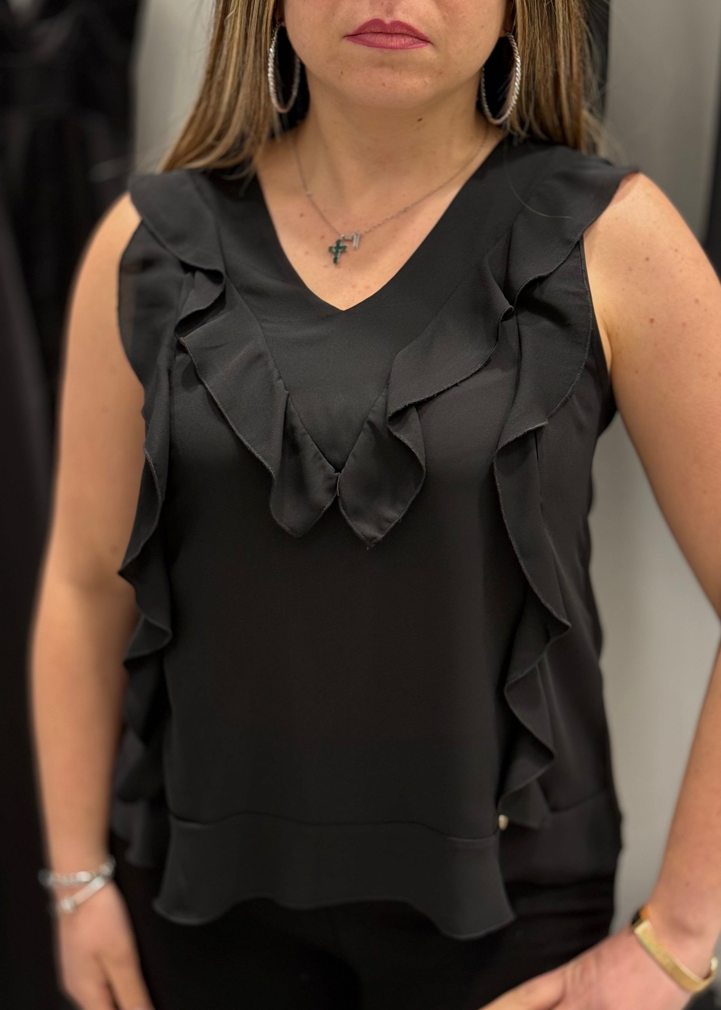 JE-NE - Blusa a giro con rouge