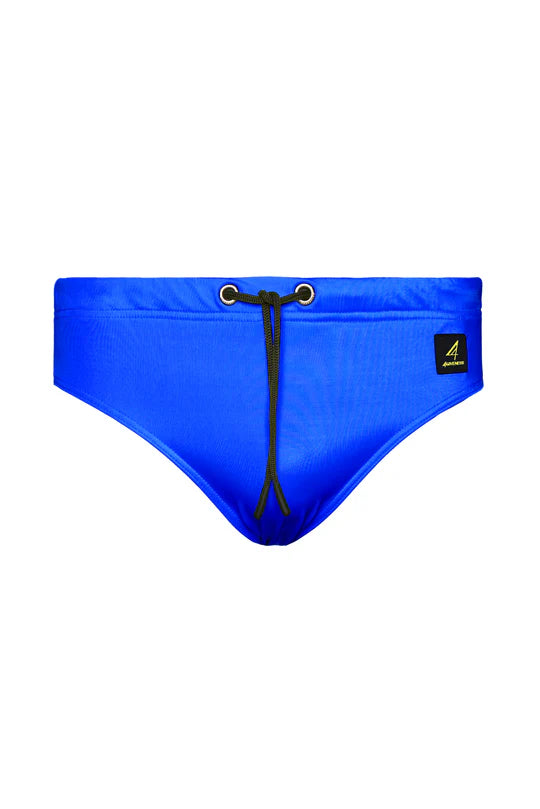 4GIVENESS - Slip blu con coulisse nera uomo