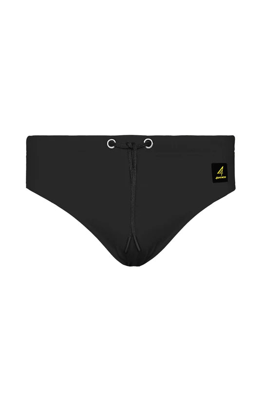 4GIVENESS - Slip nero con coulisse nera uomo