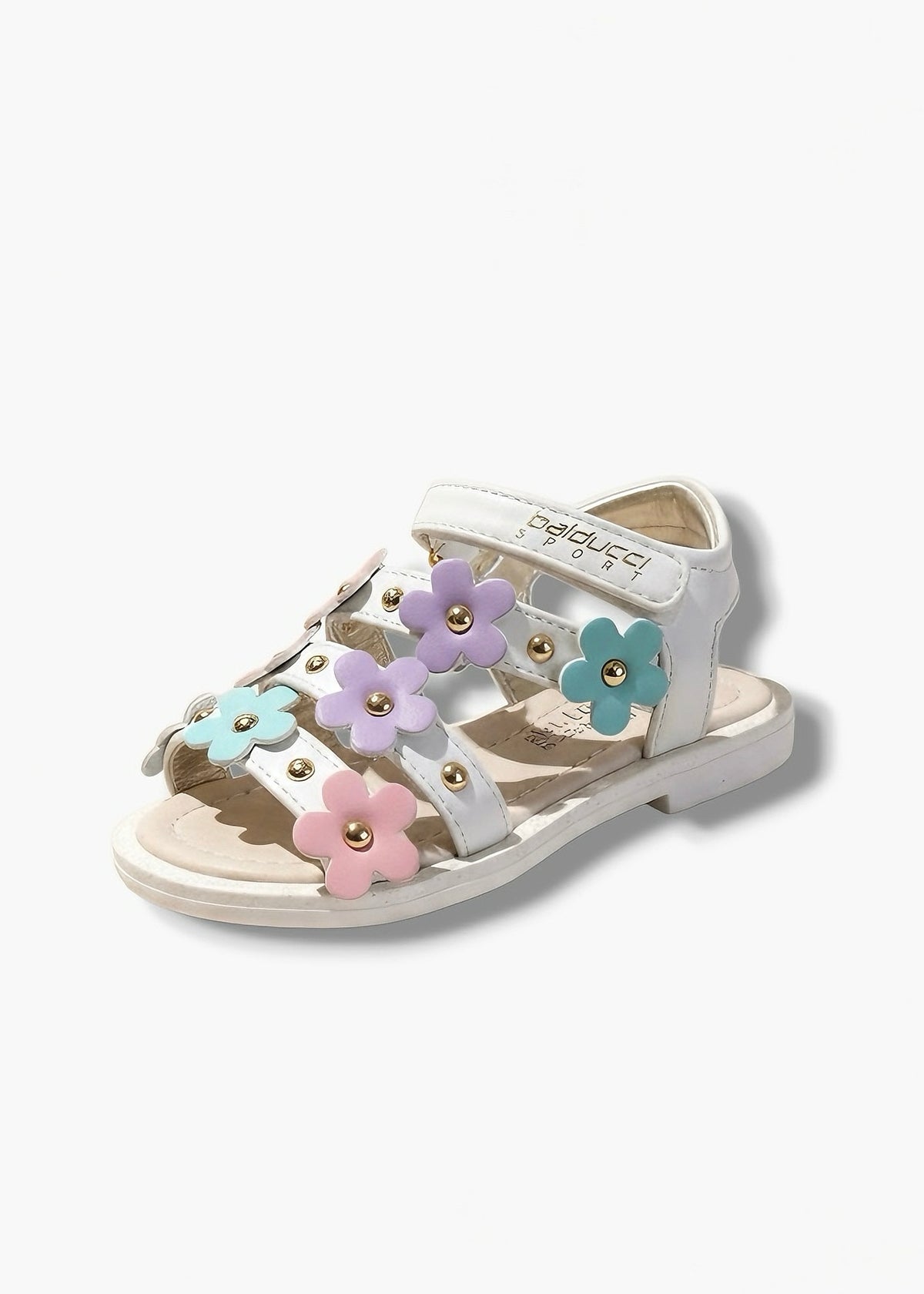 BALDUCCI SPORT - Sandalo bambina con fiori colorati
