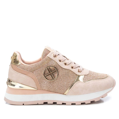 XTI - MEMORY FOAM - Sneakers nude in tessuto glitterato donna