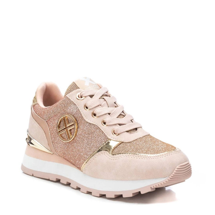 XTI - MEMORY FOAM - Sneakers nude in tessuto glitterato donna