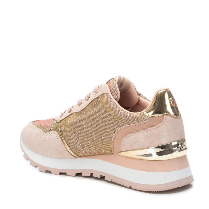 XTI - MEMORY FOAM - Sneakers nude in tessuto glitterato donna