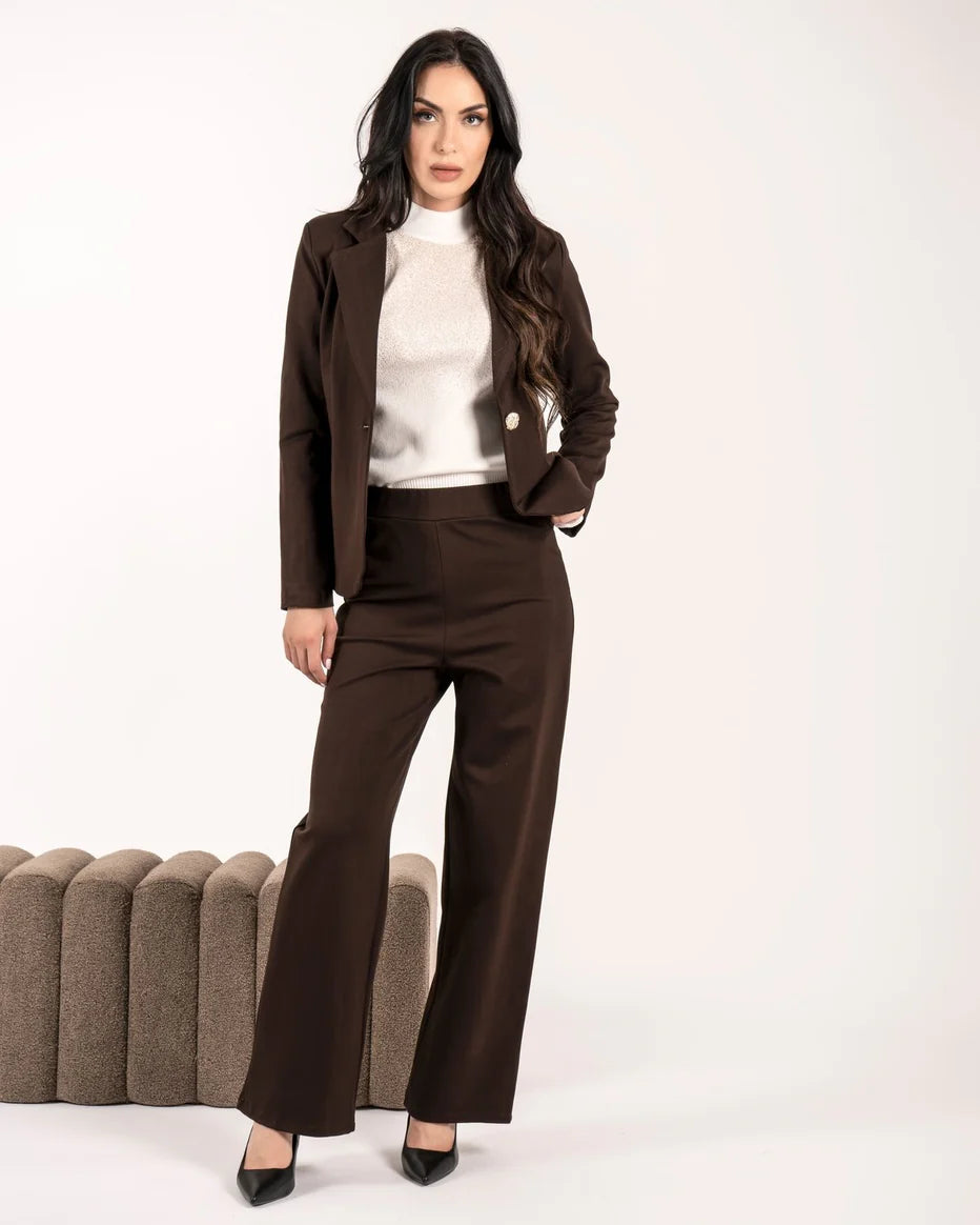 EXTYN - Maglia lurex in lana donna