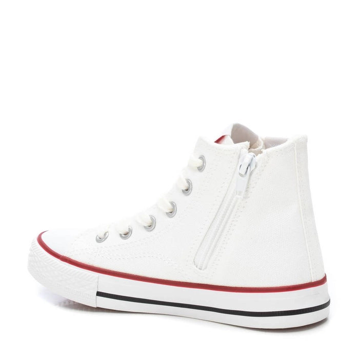 XTI - MEMORY FOAM - Sneakers alta bianca in tela bambino/a