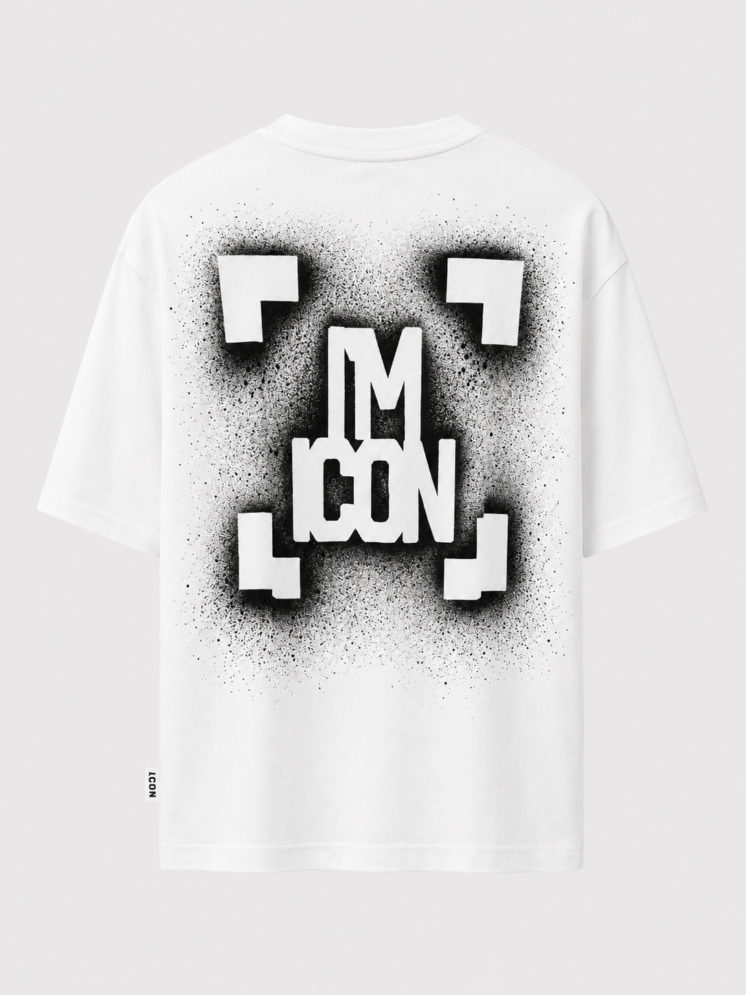 ICON - T-shirt con maxi logo sul retro bambino
