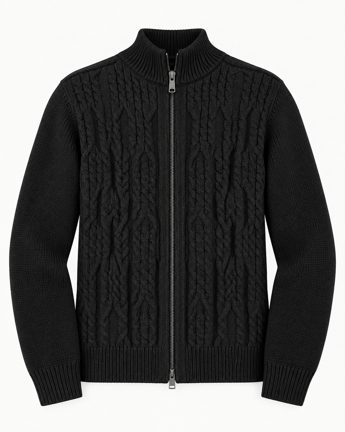 GIANNI LUPO - Maglia collo alto zip