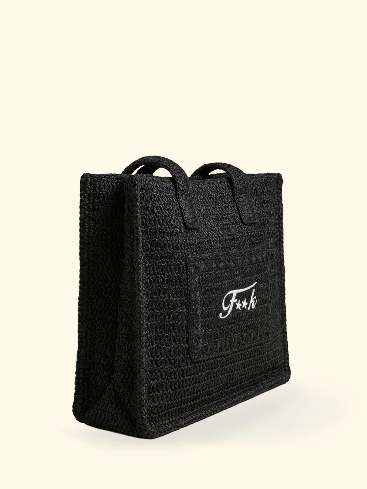 F**K - Borsa in raffia