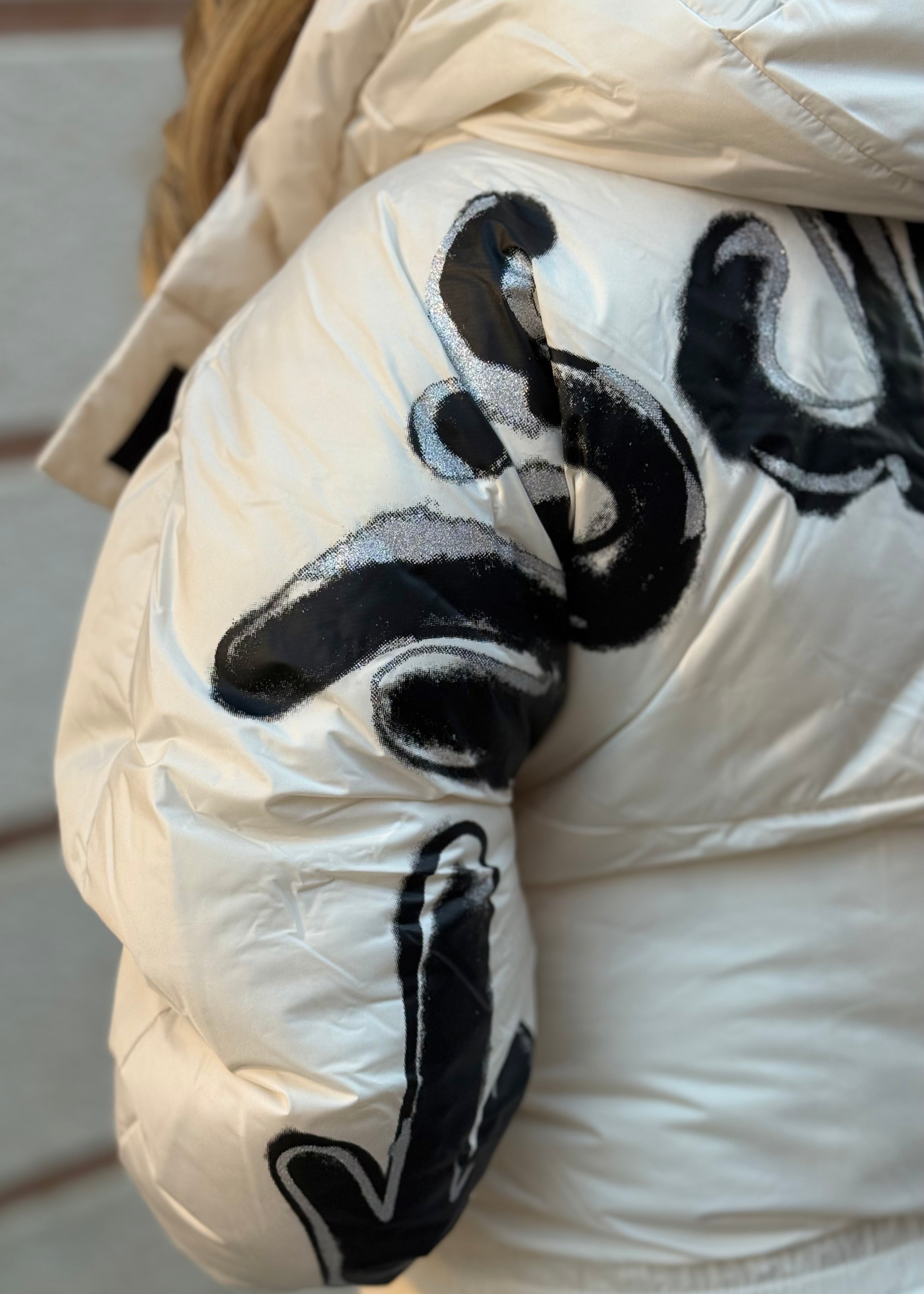 DISCLAIMER - Giubbotto con logo sul retro donna