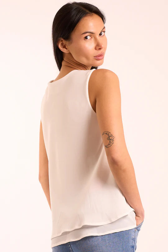 INDOMINA - Canotta bianca donna