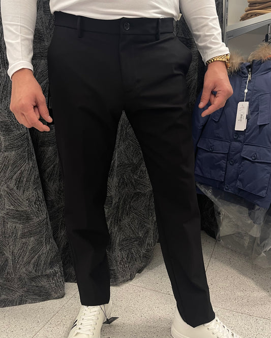 LIU-JO UOMO - Pantalone elegante nero uomo