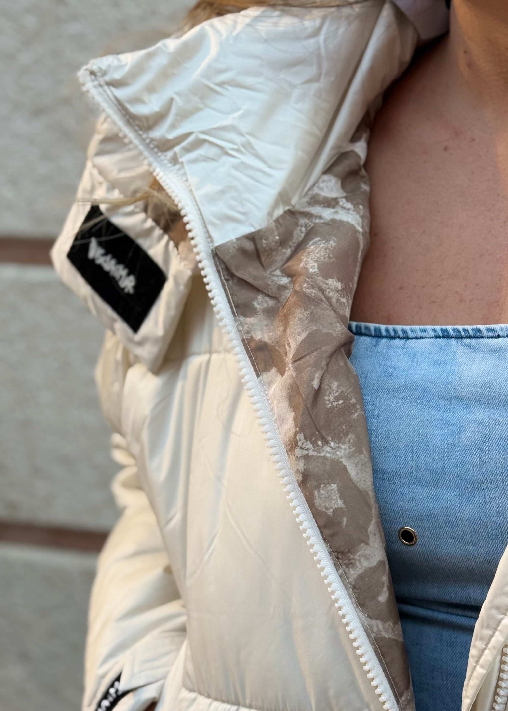 DISCLAIMER - Giubbotto con logo sul retro donna