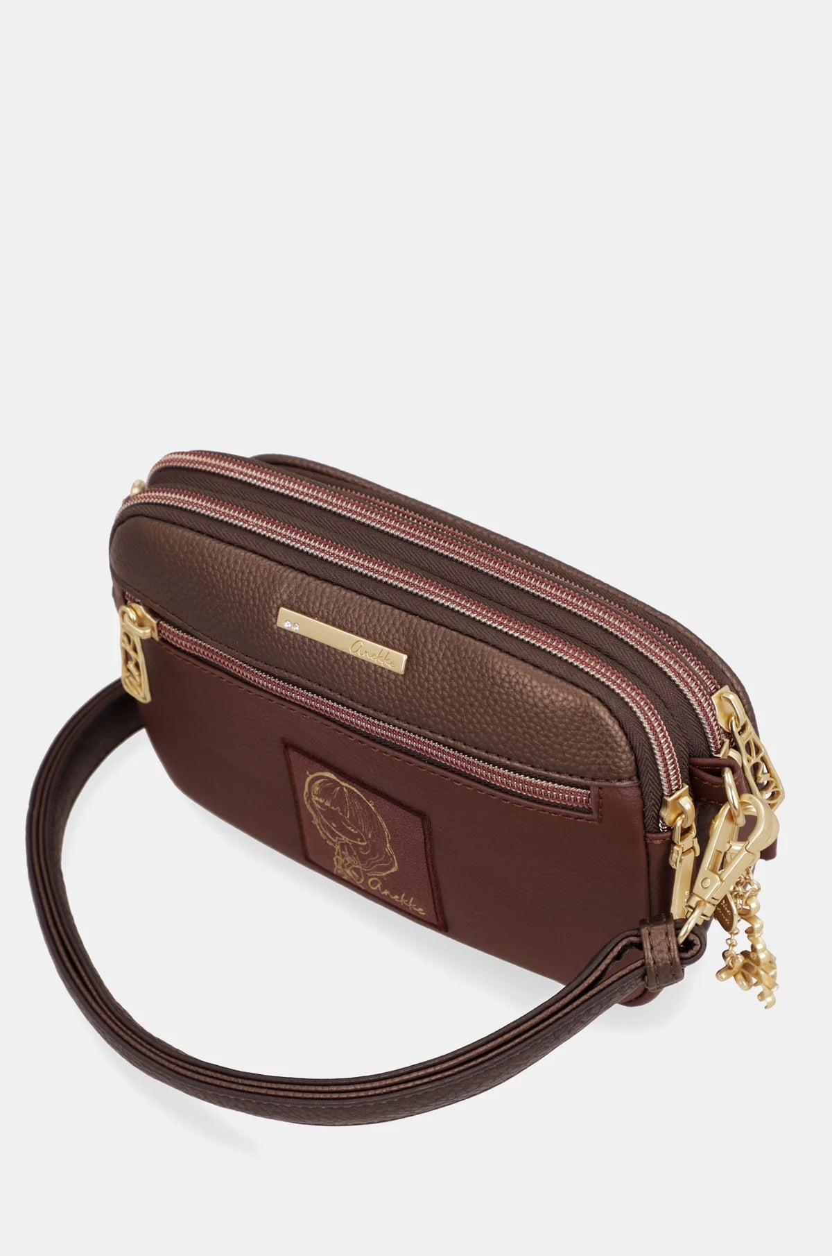 ANEKKE - Borsa a tracolla BURGUNDY