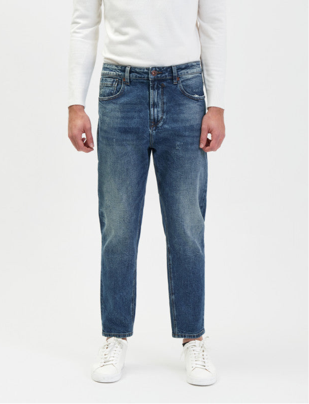 GIANNI LUPO - Jeans carrot lavaggio medio uomo