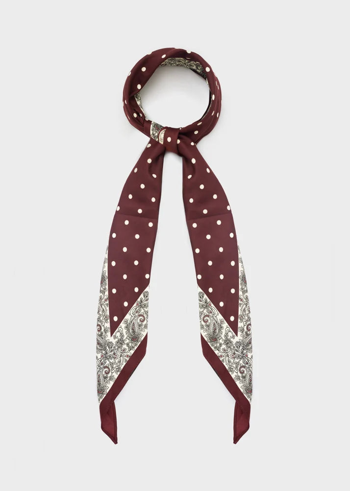 NALI - Foulard triangolo mini pois
