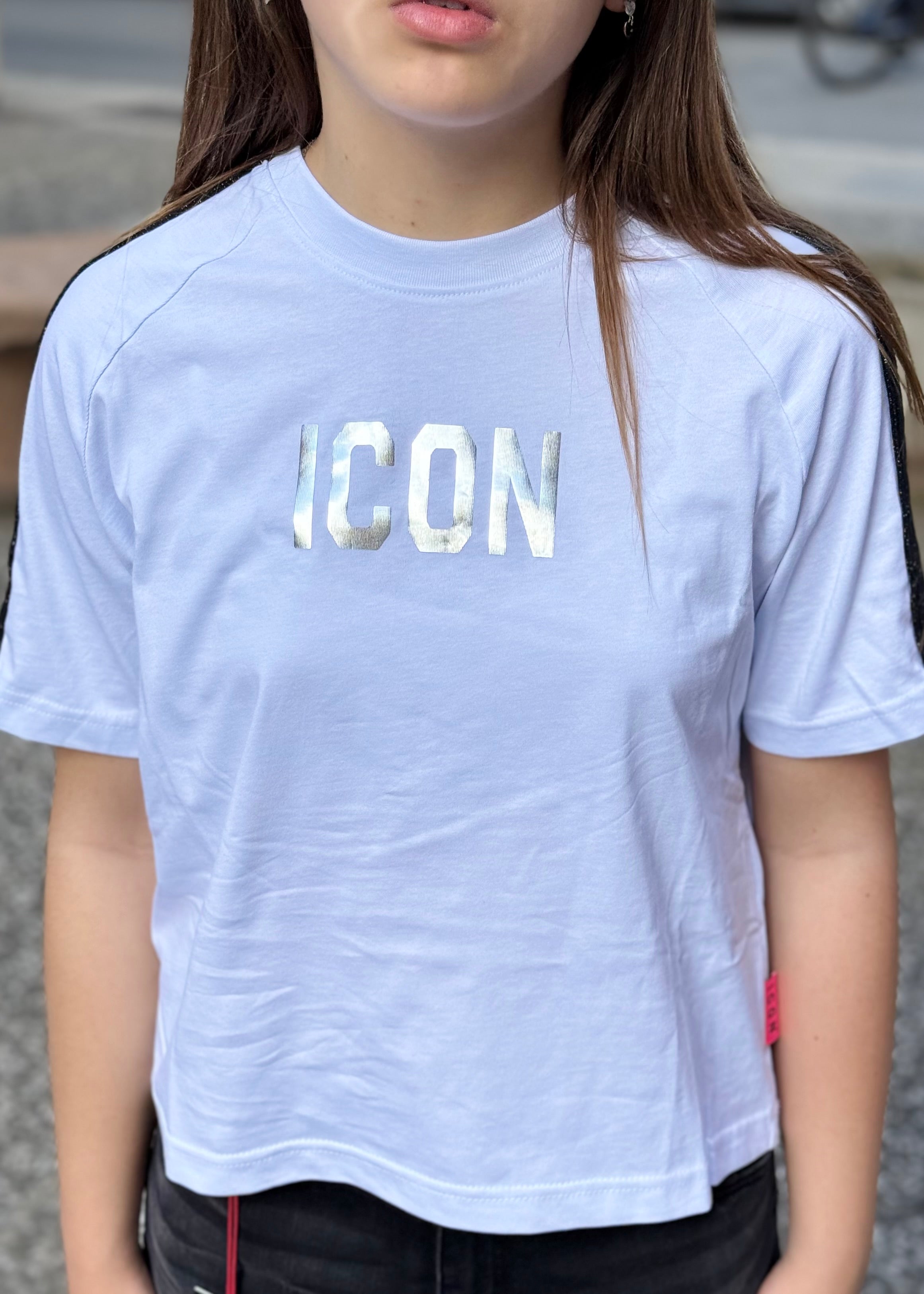 ICON - T-shirt bianca bambina