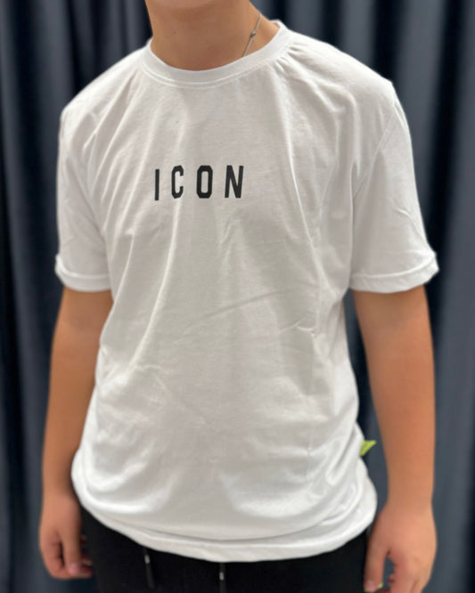 ICON -  T-shirt bianca bambino