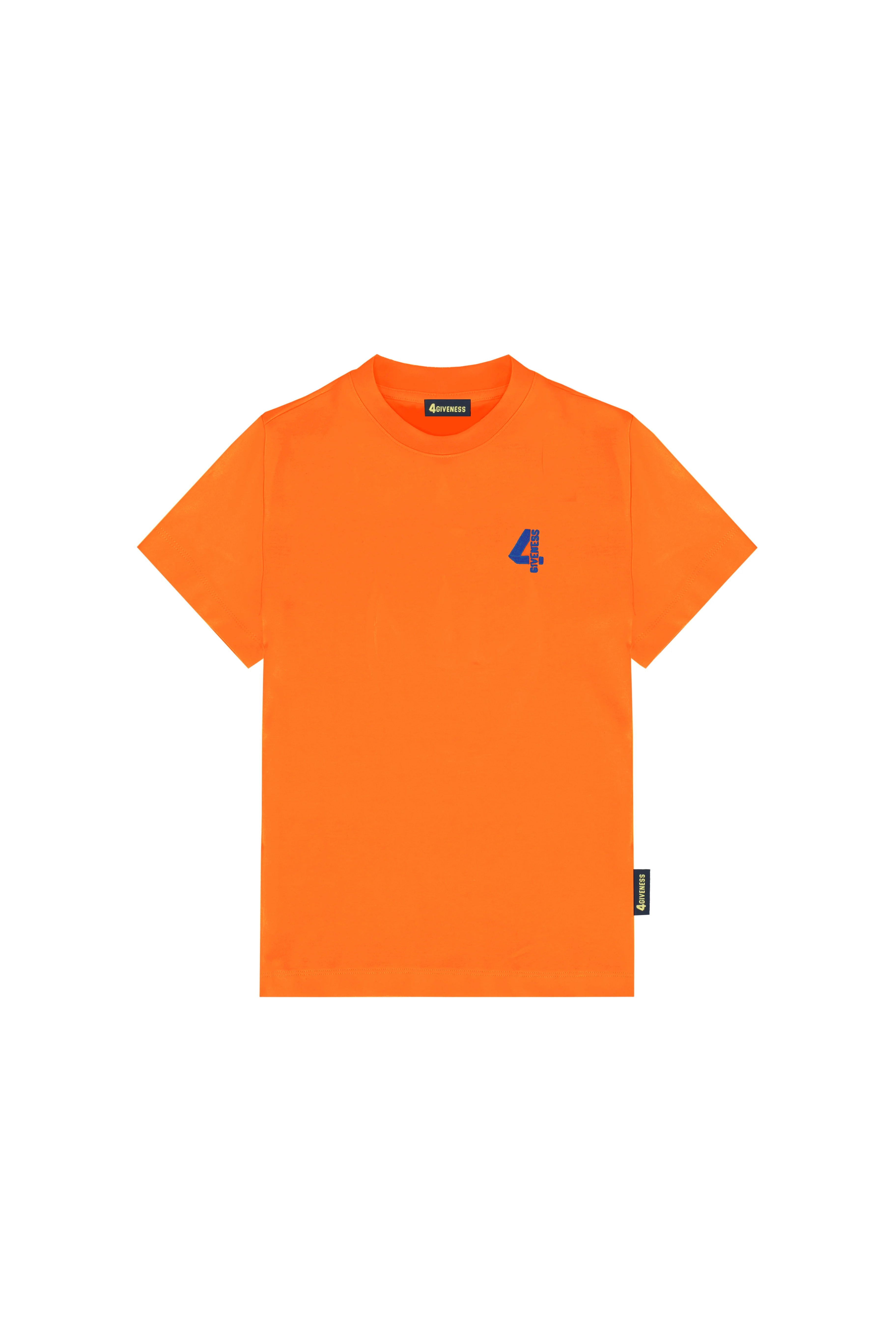 4GIVENESS - T-shirt  con logo blu bambino