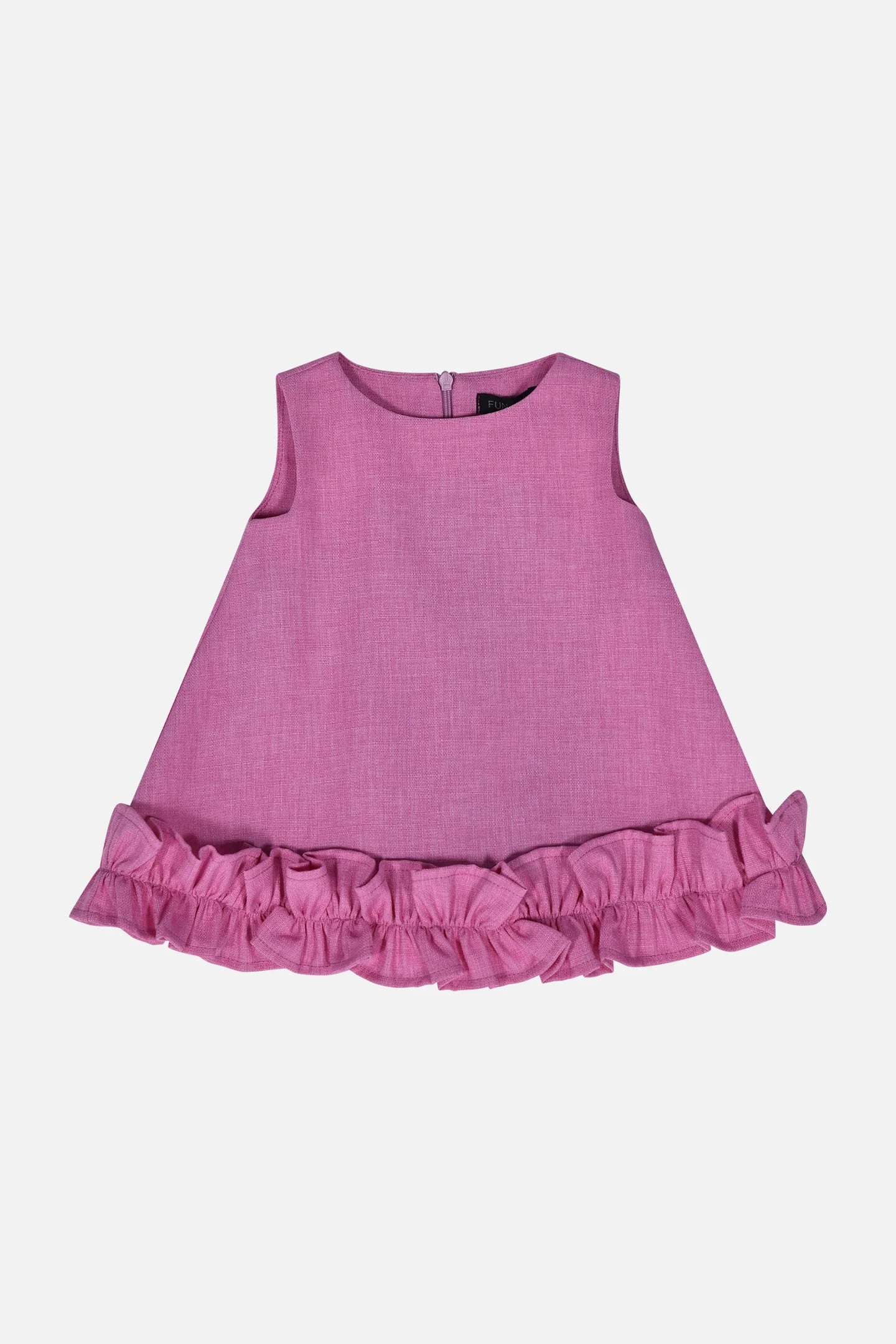 FUN FUN - Vestito fucsia con rouge bambina